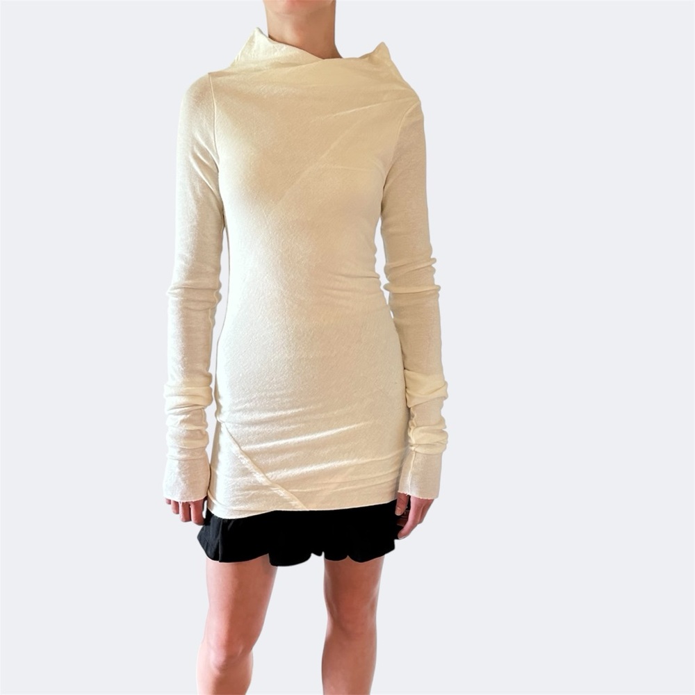RICK OWENS LILIES NWOT Mock Turtleneck Sweater Size 8🌸